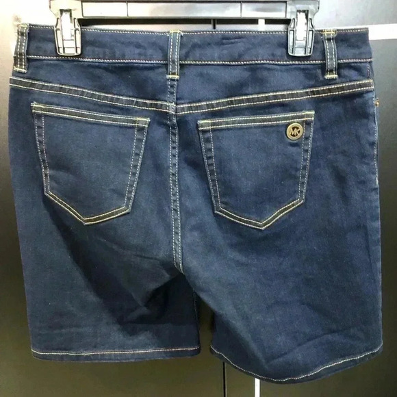 MICHAEL KORS Overdyed Indigo Denim, 5 pockets,belt loop, logo - Picture 5 of 8